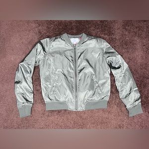 Target olive green bomber jacket